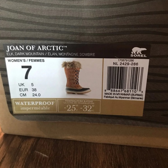 EUC Sorel Joan Of Artic Size 7 Boot - Picture 8 of 8